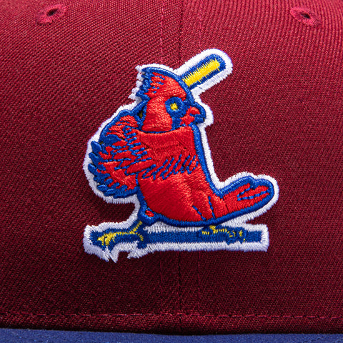 New Era 59Fifty Sangria St Louis Cardinals 30th Anniversary Stadium Patch Hat - Cardinal, Royal