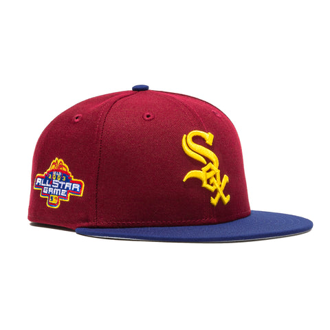 New Era 59Fifty Sangria Chicago White Sox 2003 All Star Game Patch Hat - Cardinal, Royal