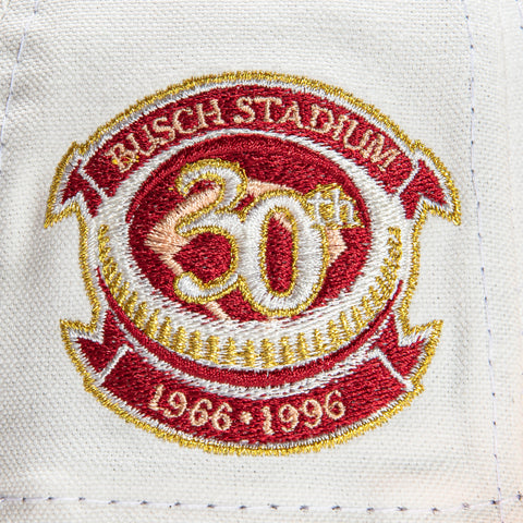 New Era 59Fifty Monaco St Louis Cardinals 30th Anniversary Stadium Patch Hat - Stone, Peach