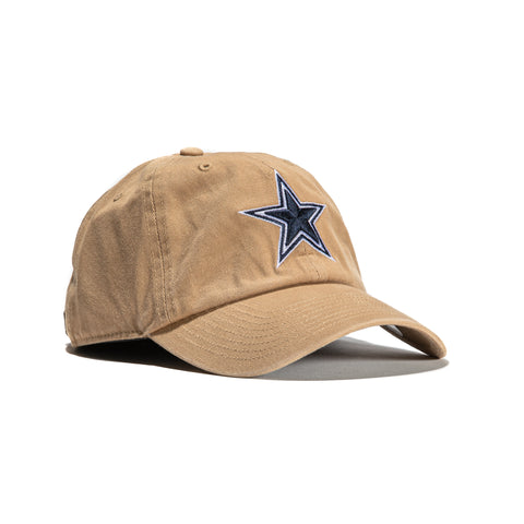 47 Brand Dallas Cowboys Cleanup Adjustable Hat - Khaki – Hat Club