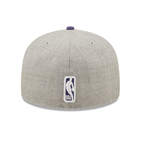 New Era 59Fifty Phoenix Suns Logo Patch Hat - Heather Gray, Purple