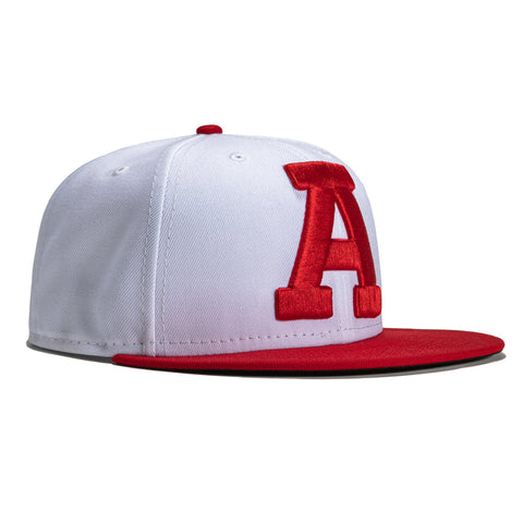 New Era 59Fifty Vancouver Canadians Asahi Hat - White. Red