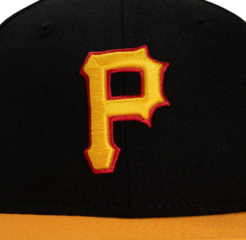 New Era 59Fifty Retro On-Field Pittsburgh Pirates Hat - Black, Gold