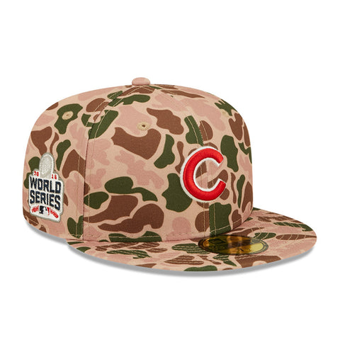New Era 59Fifty Duck Camo Chicago Cubs Hat - Camo