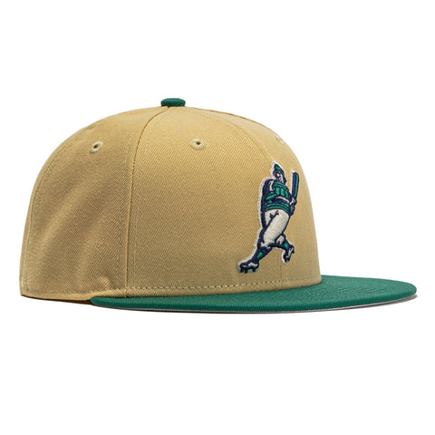 New Era 59Fifty Milwaukee Brewers Barrelman Hat - Stone, Green
