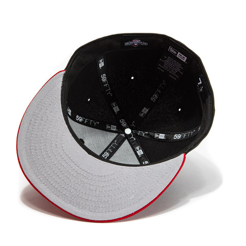 New Era 59Fifty Indianapolis Indians Hat - Black, Red