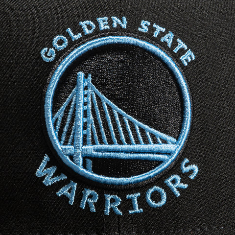 New Era 59Fifty Golden State Warriors Icy UV Hat - Black, Light Blue