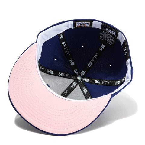 New Era 59Fifty New York Mets 25th Anniversary Patch Pink UV Hat - Royal