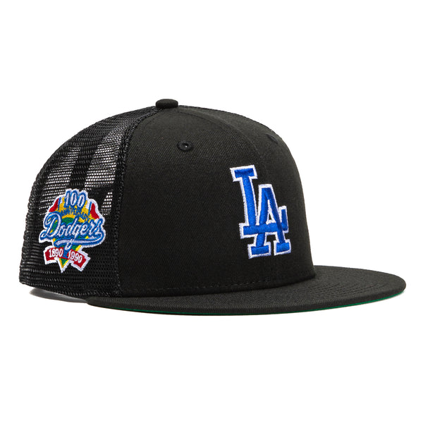 New Era 59Fifty Black Dome Los Angeles Dodgers 100th