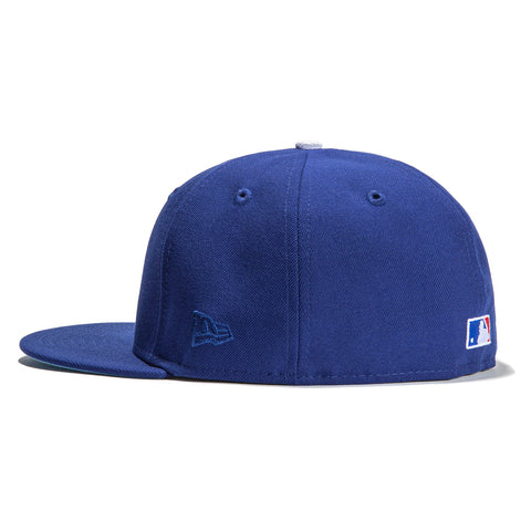 New Era 59Fifty Los Angeles Dodgers 50th Anniversary Stadium Patch Icy UV Hat - Royal, Light Blue