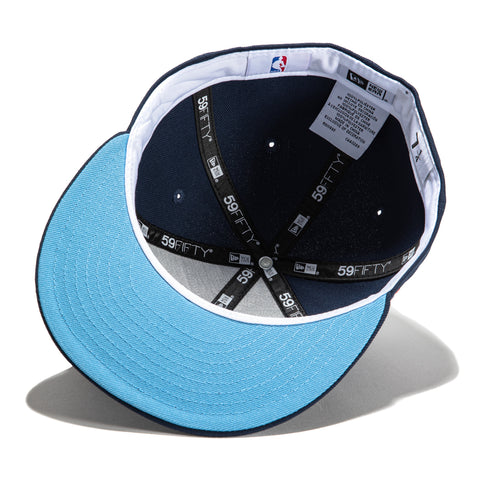 New Era 59Fifty Los Angeles Angels 50th Anniversary Patch Light Blue UV Hat - Light Navy, Light Blue