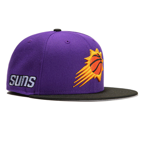 New Era 9Fifty Phoenix Suns Burst Snapback Hat Purple, Black
