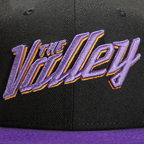 New Era 9Fifty Phoenix Suns The Valley Snapback Hat - Black, Purple