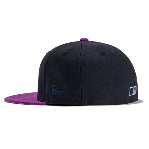 New Era 59Fifty Grape Jelly Pittsburgh Pirates 1944 All Star Game Patch Hat- Navy, Purple