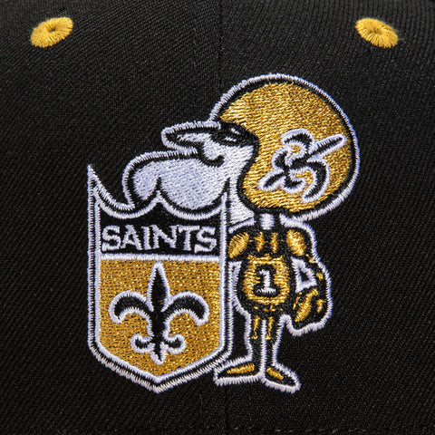 New Era 59FIFTY Big Easy New Orleans Saints Hat - Black, Tan Black/Tan / 7