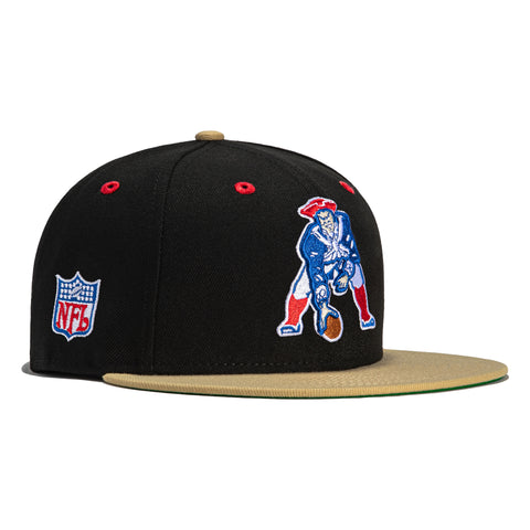 New Era 59Fifty Big Easy New England Patriots Hat - Black, Tan