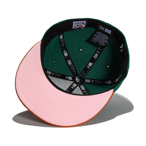 New Era 59Fifty Cactus Fruit Seattle Mariners 30th Anniversary Patch Hat- Green, Burnt Orange