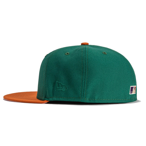 New Era 59Fifty Cactus Fruit Seattle Mariners 30th Anniversary Patch Hat- Green, Burnt Orange