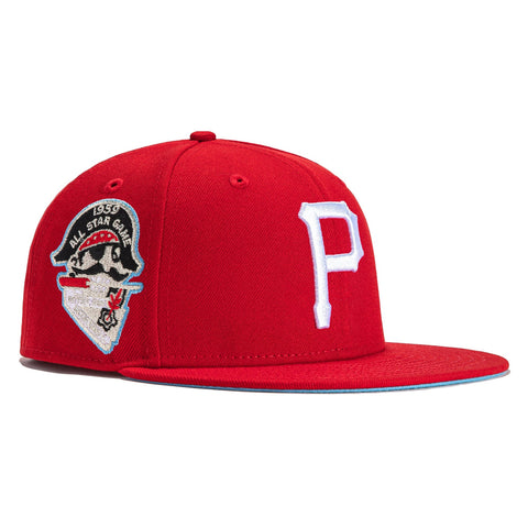 New Era 59Fifty Red Icy Pittsburgh Pirates 1959 All Star Game Patch Hat - Red