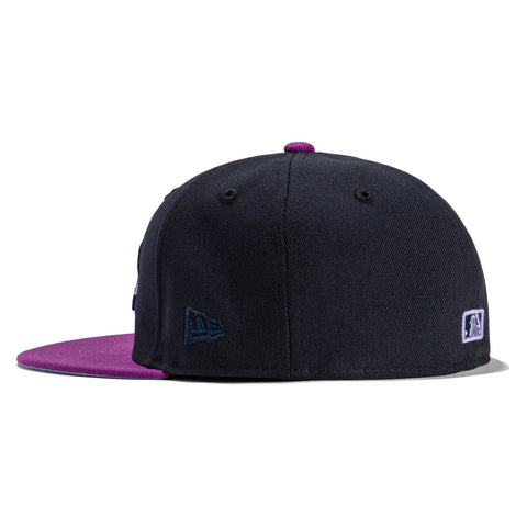 New Era 59Fifty Grape Jelly Colorado Rockies 2021 All Star Game Patch BP Hat- Navy, Purple