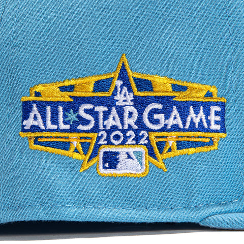 New Era 59Fifty Los Angeles Dodgers 2022 All Star Game Patch Hat - Light Blue