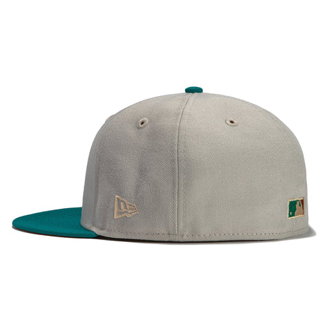 New Era 59Fifty Seattle Mariners 35th Anniversary Patch Hat - Stone, Teal, Burnt Orange