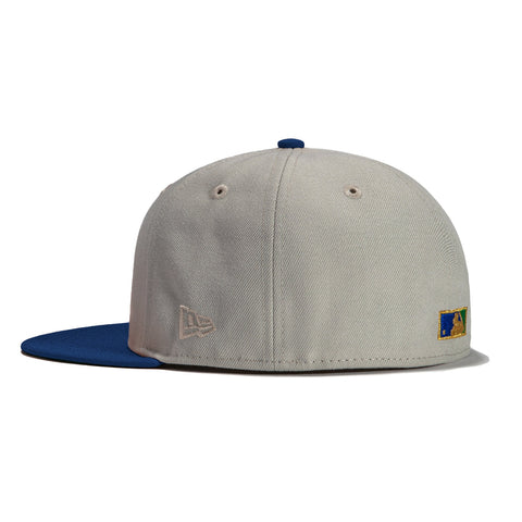 New Era 59Fifty Los Angeles Dodgers 50th Anniversary Stadium Patch Hat - Stone, Royal