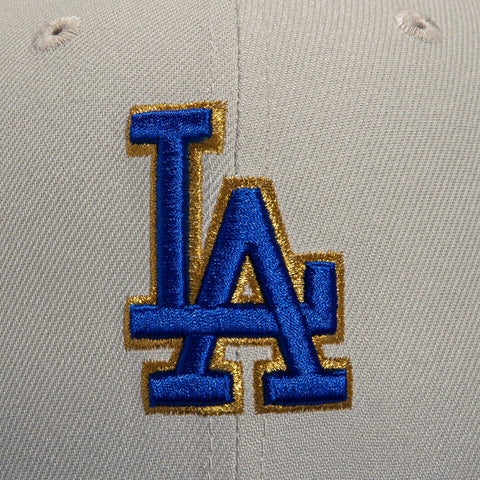 New Era 59Fifty Los Angeles Dodgers 50th Anniversary Stadium Patch Hat - Stone, Royal