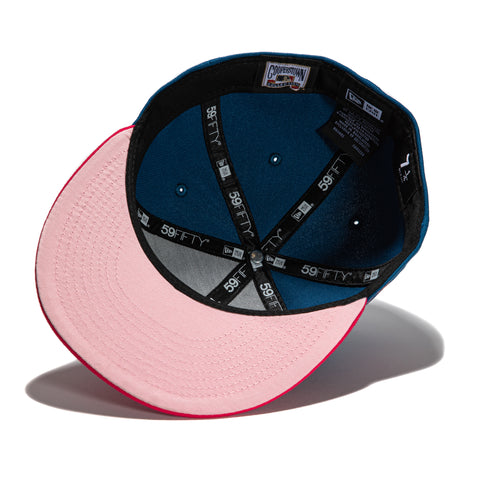 New Era 59Fifty Toronto Blue Jays 10th Anniversary Patch Hat - Indigo, Pink