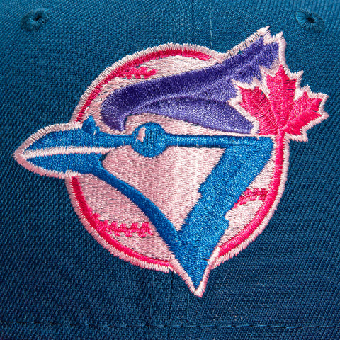 New Era 59Fifty Toronto Blue Jays 10th Anniversary Patch Hat - Indigo, Pink