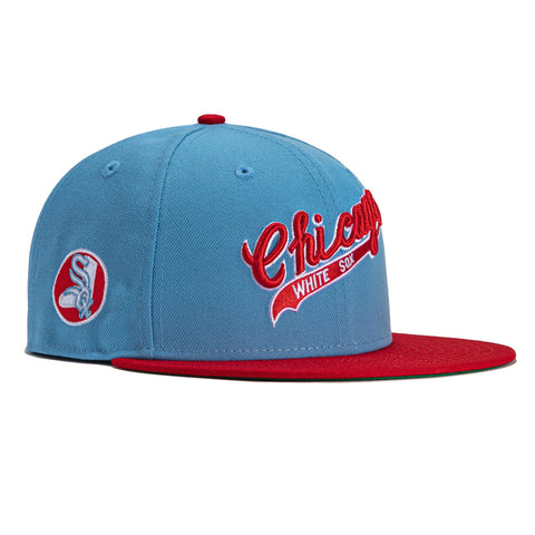 New Era St Louis Cardinals Beer Pack Busch Stadium Patch Jersey Hat Club Exclusive 59FIFTY Fitted Hat Navy/Light Blue