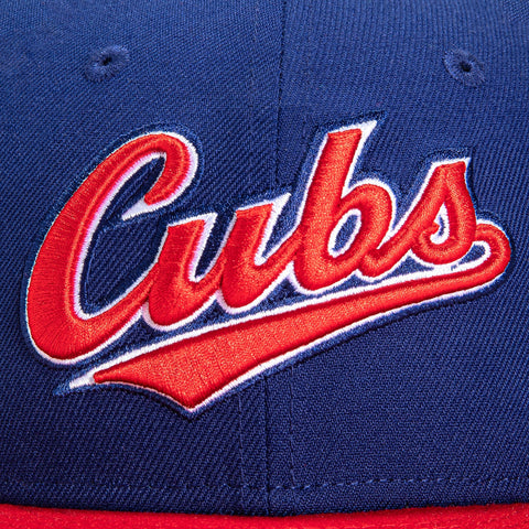 New Era 59Fifty Chicago Cubs 1994 Logo Patch Jersey Hat- Royal, Red