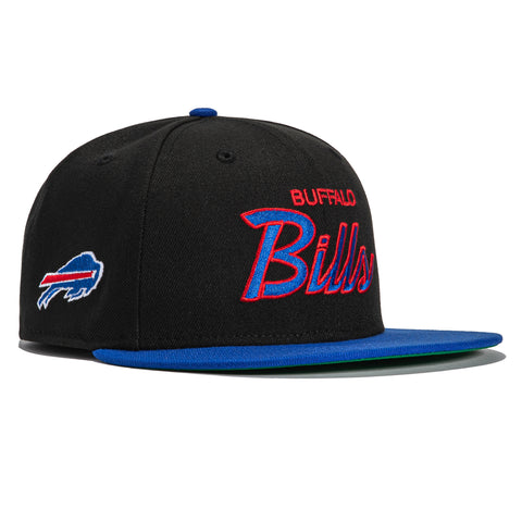 New Era 59Fifty Buffalo Bills Script Hat - Black, Royal