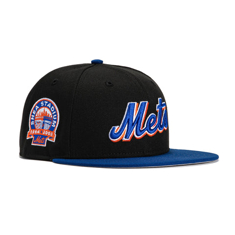 New York Mets New Era Jersey 59FIFTY Fitted Hat - Black