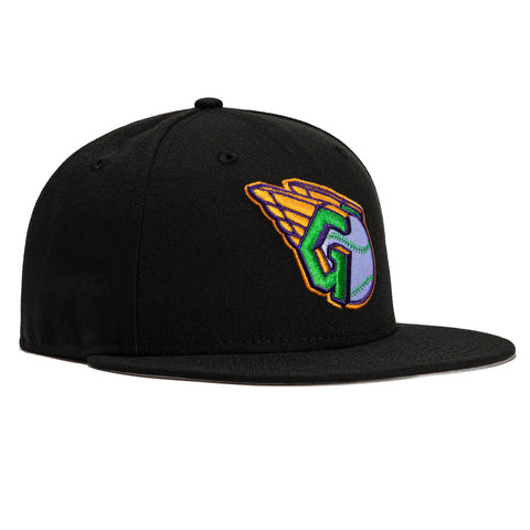New Era 59Fifty Cleveland Guardians Alternate Hat - Black, Green, Orange