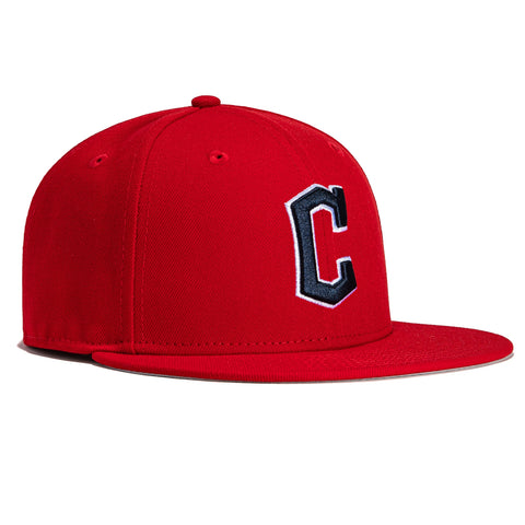 New Era 59Fifty Cleveland Guardians Hat - Red, Navy