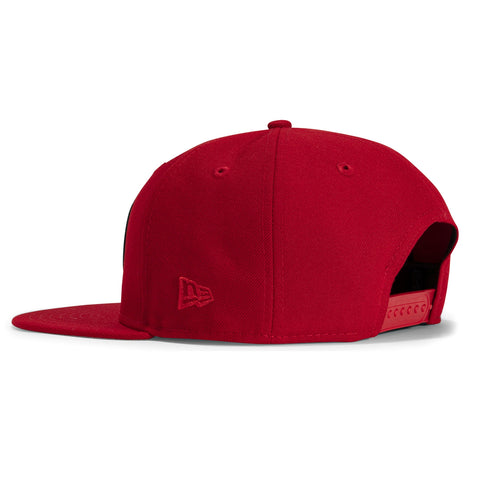 New Era 9Fifty San Francisco 49ers Logo Patch Snapback Hat - Red