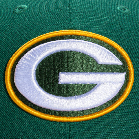 New Era 59Fifty Electrolyte Green Bay Packers XXXI Super Bowl Patch Hat - Green, Gray