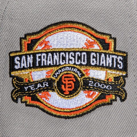 New Era 59Fifty Grey OTC San Francisco Giants 2000 Inaugural Patch Hat - Grey