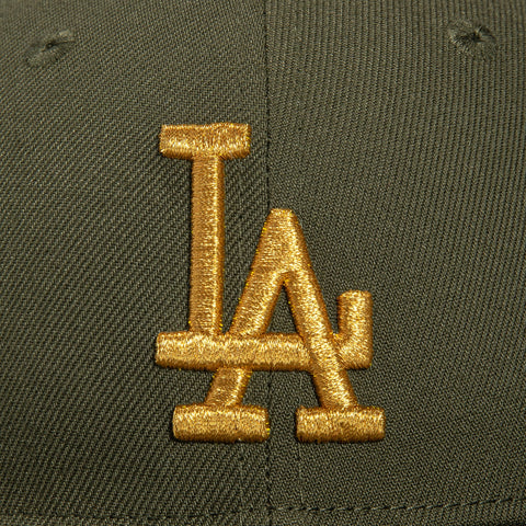 New Era 59Fifty Los Angeles Dodgers 60th Anniversary Stadium Patch Hat - Olive
