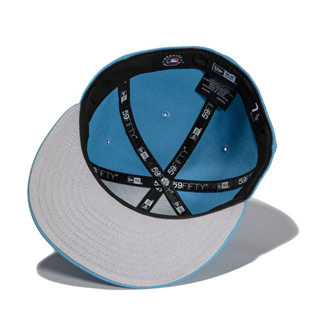 New Era 59Fifty Los Angeles Angels 20th Anniversary Champions Patch Hat - Light Blue