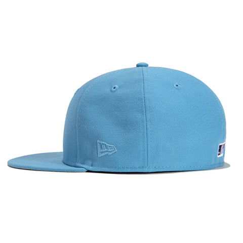 New Era 59Fifty Los Angeles Angels 20th Anniversary Champions Patch Hat - Light Blue