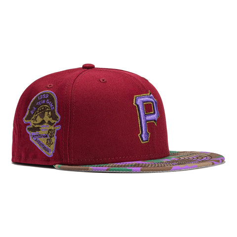 New Era 59Fifty Hunter Pack Pittsburgh Pirates 1959 All Star Game Patch Hat - Cardinal, Camo