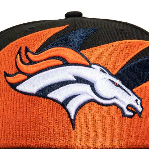 New Era 59Fifty Sharktooth Denver Broncos 1998 Super Bowl Patch Hat - Black