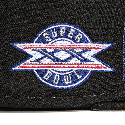 New Era 59Fifty Sharktooth Chicago Bears 1986 Super Bowl Patch Hat - Black