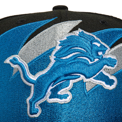 New Era 59Fifty Sharktooth Detroit Lions 75th Anniversary Patch Hat - Black