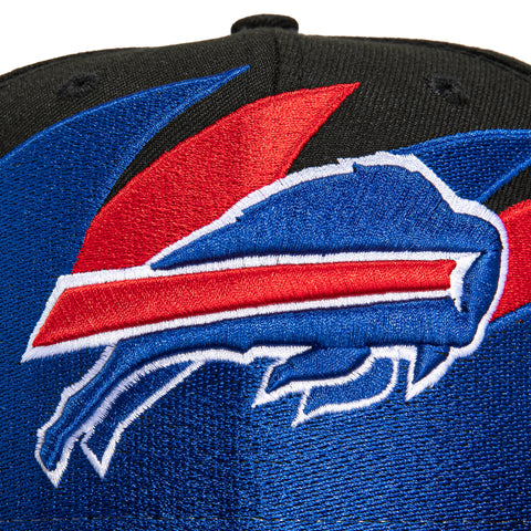 New Era 59Fifty Sharktooth Buffalo Bills 60th Anniversary Patch Hat - Black