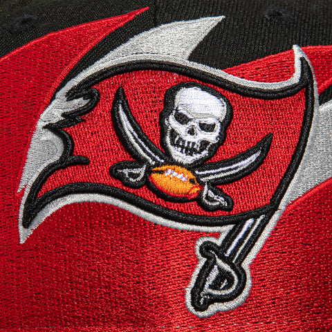 New Era 59Fifty Sharktooth Tampa Bay Buccaneers 2021 Super Bowl Patch Hat - Black