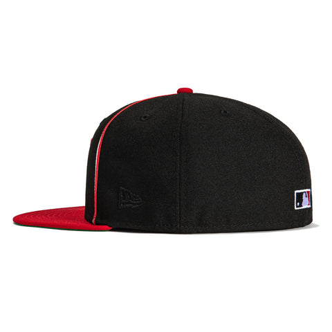 New Era 59Fifty Black Soutache Boston Red Sox Hat - Black, Red