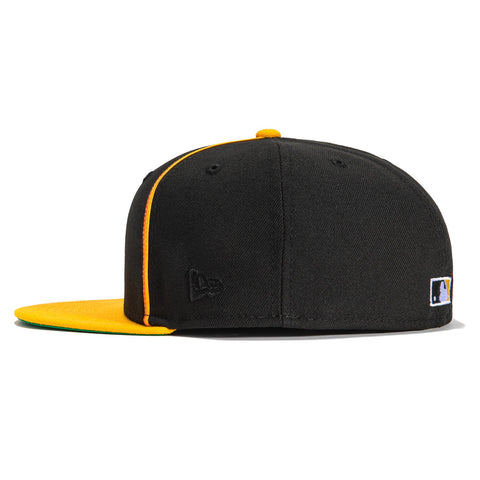 New Era 59Fifty Black Soutache San Diego Padres Hat - Black, Gold